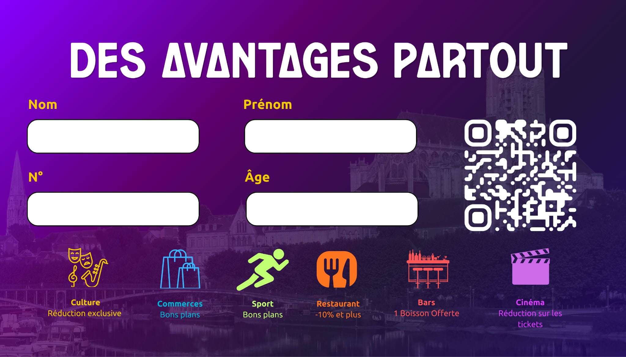 Carte AURA verso - Des avantages partout